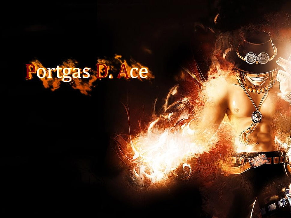 One Piece Portgas D. Ace digital wallpaper, Portgas D. Ace, One Piece HD wallpaper