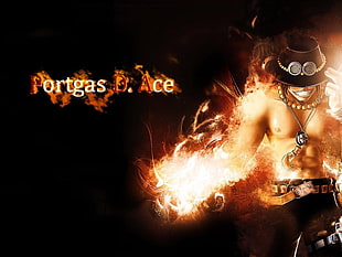 One Piece Portgas D. Ace digital wallpaper, Portgas D. Ace, One Piece