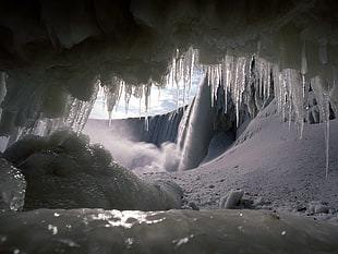 close up photo of frost surface