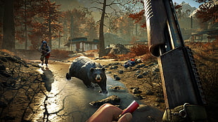 black bear digital wallpaper, video games, Far Cry 4