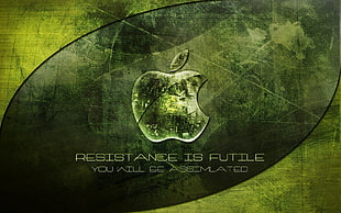 Apple resistance is futile logo