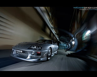 silver coupe screenshot, Toyota Supra, Toyota, car