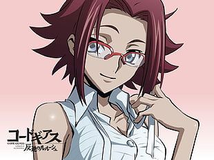 Code Geass female anime character digital wallpaper, Code Geass, Kallen Stadtfeld