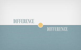 Difference text, abstract, minimalism, vector, vintage