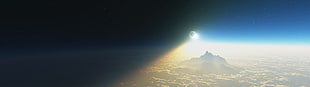 landscape photography of sky
