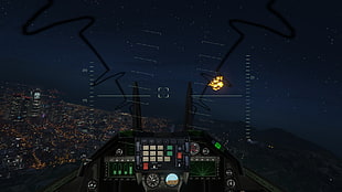 aviation gaming screenshot, Grand Theft Auto V, Grand Theft Auto V Online, Rockstar Games, screen shot HD wallpaper