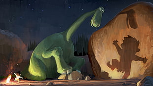The Good Dinosaur movie still, digital art, animals, nature, Pixar Animation Studios
