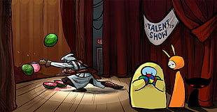 talent show illustration, digital art, Steam (software), Assassin's Creed, summer