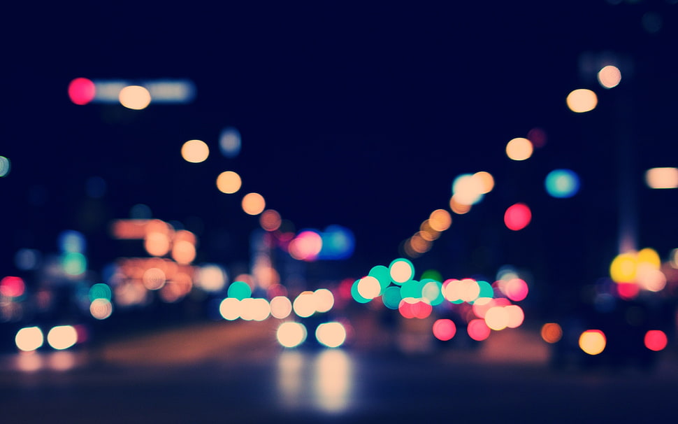 bokeh HD wallpaper