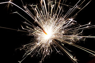 close up view of fireworks HD wallpaper