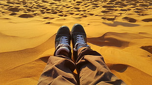 relax, peaceful, golden sands, sahara HD wallpaper