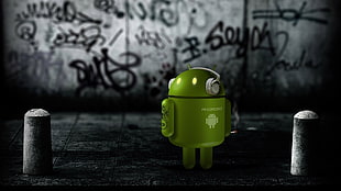 green Android Robot HD wallpaper
