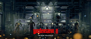 Wolfenstein II The New Colossus game cover HD wallpaper
