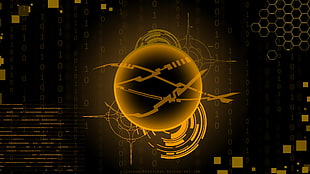 yellow and black ball wallpaper, Deus Ex: Human Revolution, video games HD wallpaper