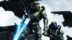 Halo digital wallpaper, Halo 5: Guardians, video games, Halo