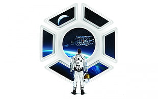 man in white astronaut suit