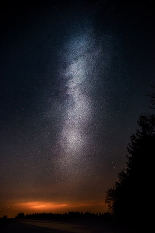 night sky, Starry sky, Night, Stars HD wallpaper