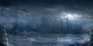 Game of Thrones, The Others, The Wall, winter HD wallpaper