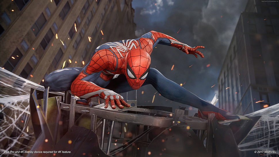 Spider-Man video game screenshot HD wallpaper