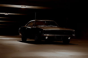 gray muscle car, Dodge Charger, car, muscle cars, Dodge Charger 1970 R/T HD wallpaper