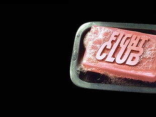 Fight Club logo, movies, soap, David Fincher HD wallpaper