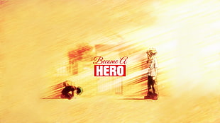 Become A Hero digital wallpaper, Boku no Hero Academia, Midoriya Izuku, all might HD wallpaper