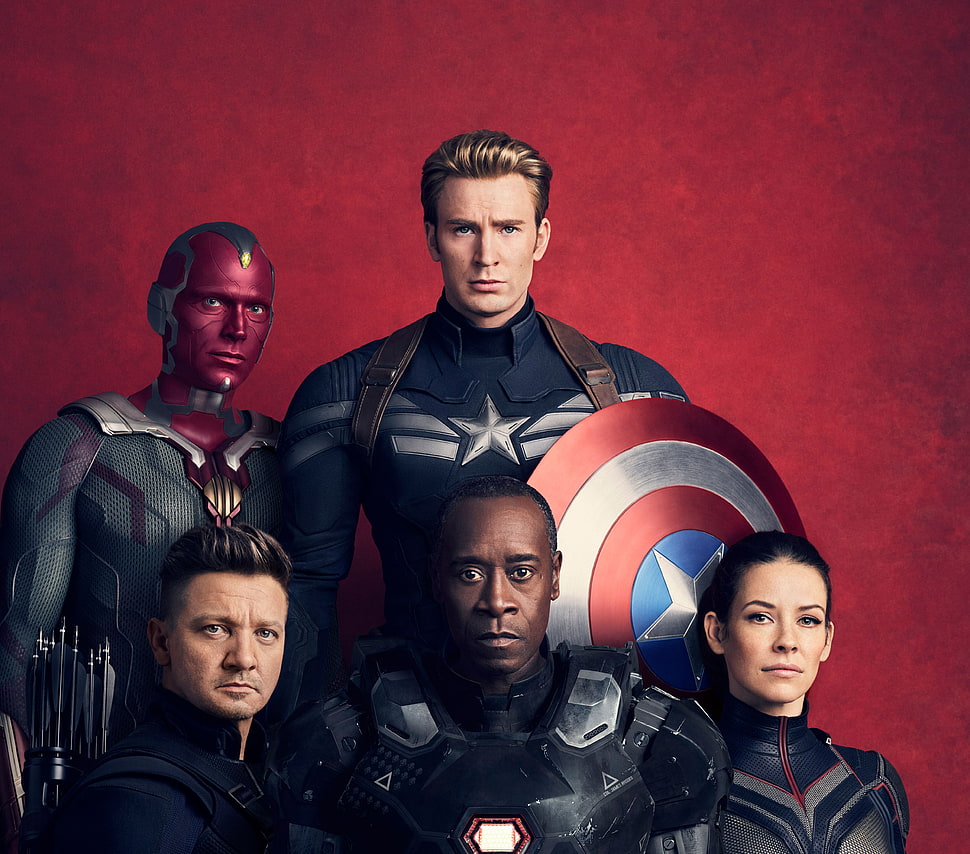 Avengers poster, Avengers: Infinity War, Vision, Captain America HD wallpaper