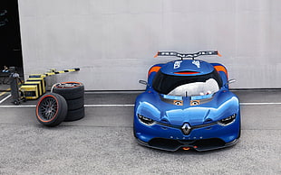 blue Renault sports car, car, Renault Alpine
