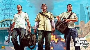 Grand Theft Auto 4 digital game wallpaper