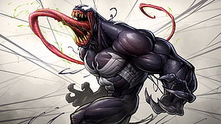 Marvel Comics, artwork, Venom HD wallpaper