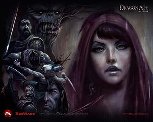 EA Dragon Age wallpaper, video games, Dragon Age, Dragon Age: Origins, Morrigan HD wallpaper