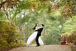 newly wed couple photography