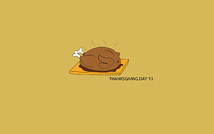 thanks giving day 13 text prints HD wallpaper