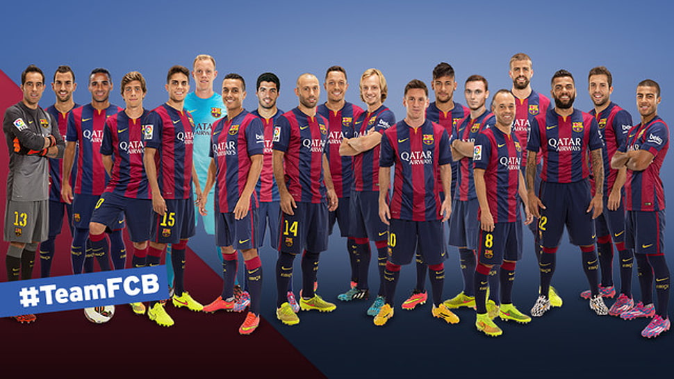 FC Barcelona Qatar Airways team HD wallpaper | Wallpaper Flare