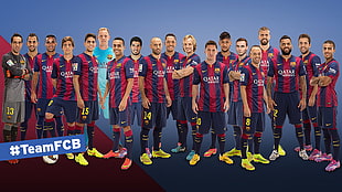 FC Barcelona Qatar Airways team HD wallpaper