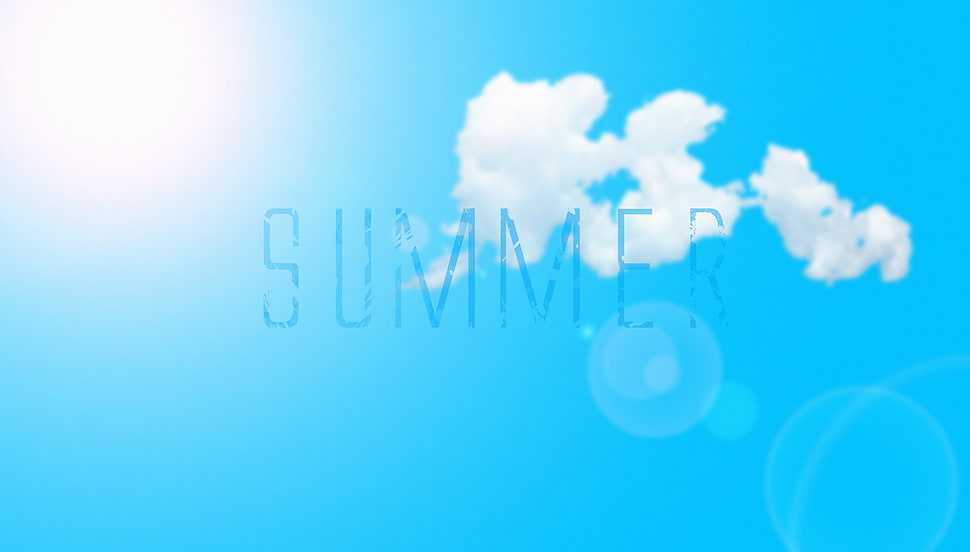 summer text, summer HD wallpaper