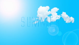 summer text, summer HD wallpaper