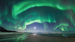 Aurora Borealis, NASA, stars, sky, planet