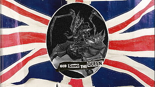 God save the Queen flag of United Kingdom, StarCraft, Starcraft II, Zerg, video games HD wallpaper