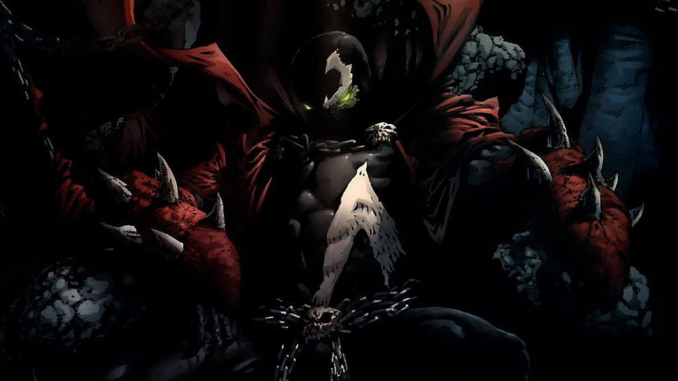 Marvel Venom illustration, comics, Spawn HD wallpaper