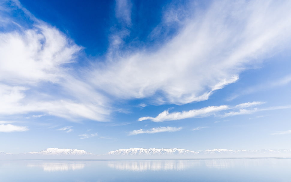 blue sea, Linux, Ubuntu, GNOME, sky HD wallpaper