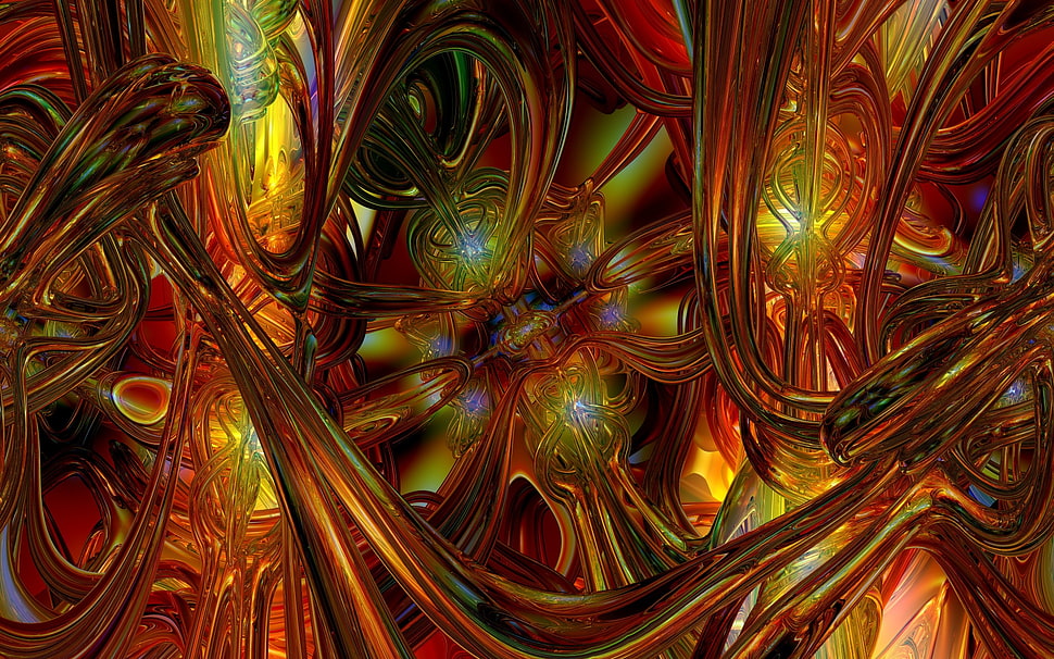 Multicolored abstract painting HD wallpaper