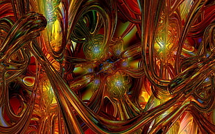 Multicolored abstract painting