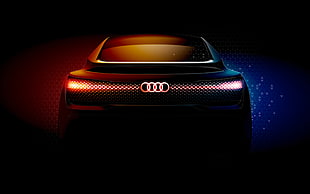 black Audi concept car