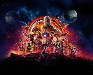 Avengers: Infinity War, Don Cheadle, Robert Downey Jr., Josh Brolin HD wallpaper