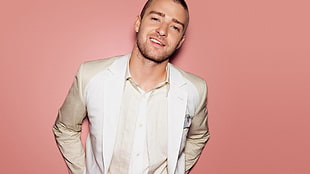 Justin Timberlake smiling HD wallpaper