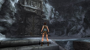 female character online game application, Lara Croft, Tomb Raider, Tomb Raider: Anniversary, video games HD wallpaper
