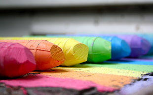 Chalk,  Pencil,  Colored,  Close-up HD wallpaper
