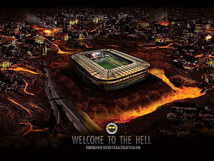 sports field photo, Fenerbahçe HD wallpaper