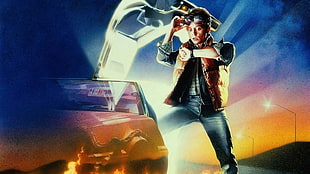 Back to the Future Marty McFly, Back to the Future, 1985 (Year), movies, car HD wallpaper